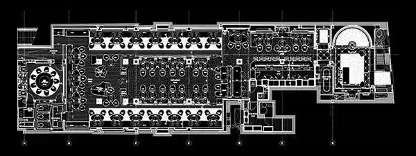 Park Chinois • London Restaurant (Floor Plan)